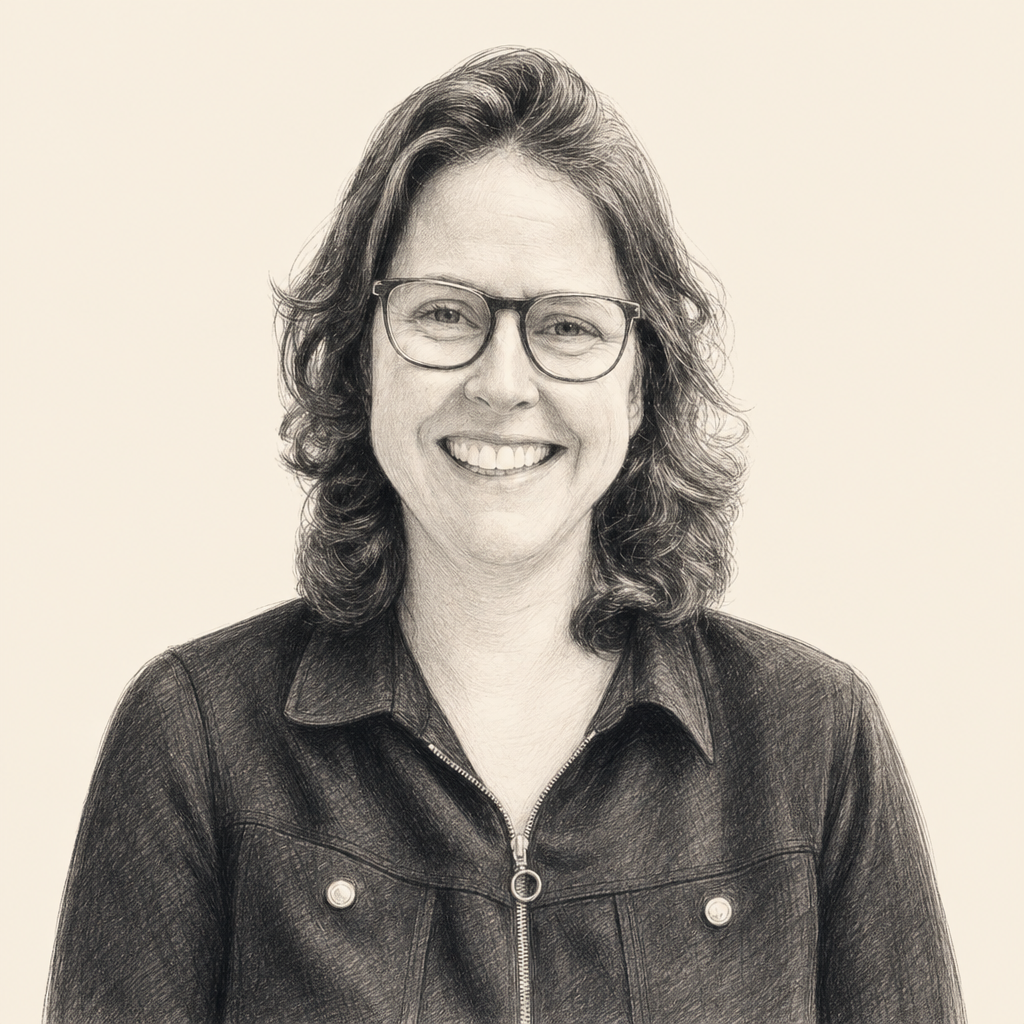 Charcoal portrait of Heleen Slagter
